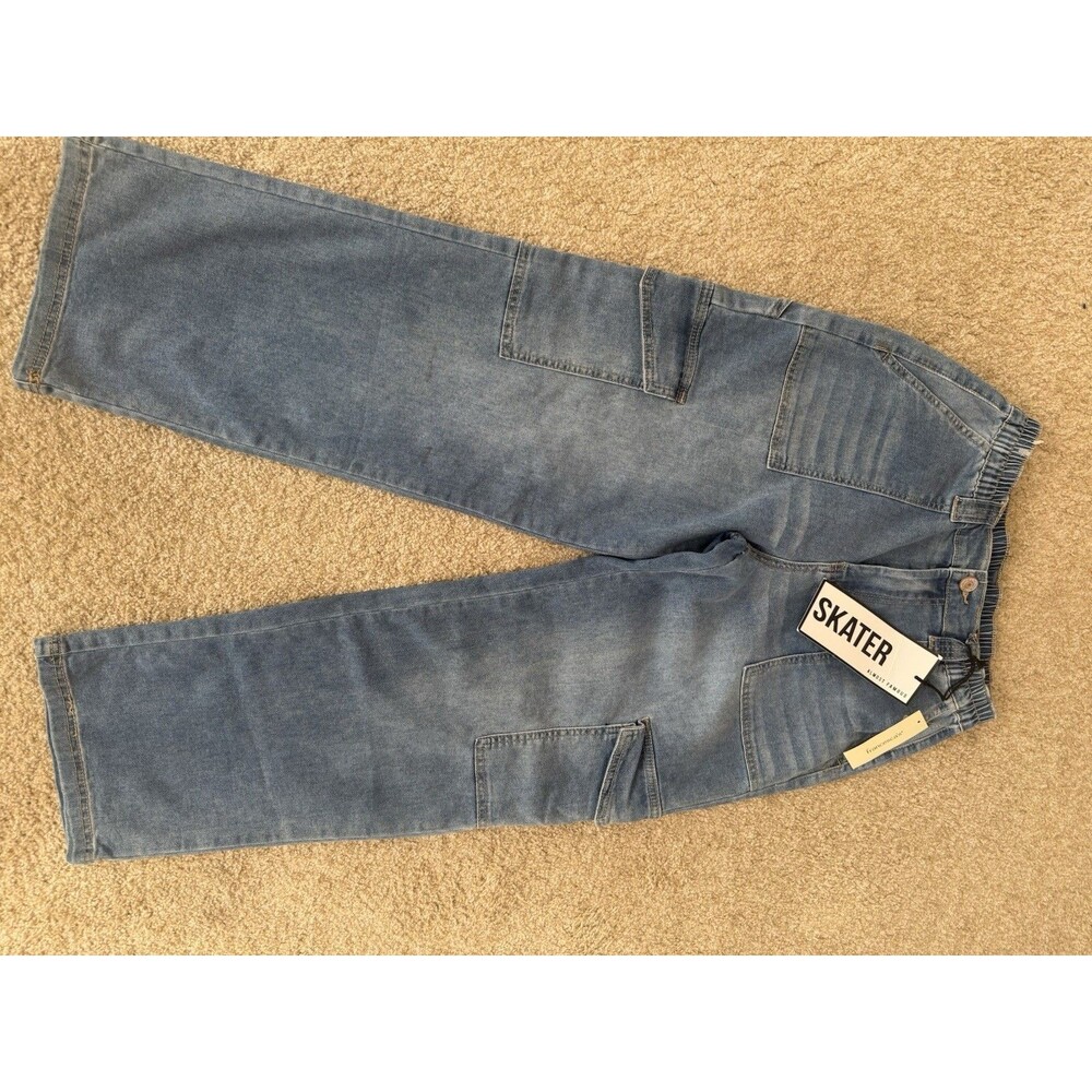 NWT Almost Famous Skater Cargo Baggy Jean Grunge Hip Hop Streetwear Med  Read